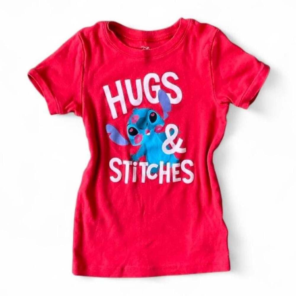 Y2K Hugs & Stitches Disney Lilo & Stitch Baby Tee – Fits Women’s XS